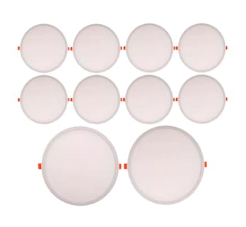 Foto 1 | Lámpara Spot Led 15w Belug Ajustable Luz Blanca 10 Piezas