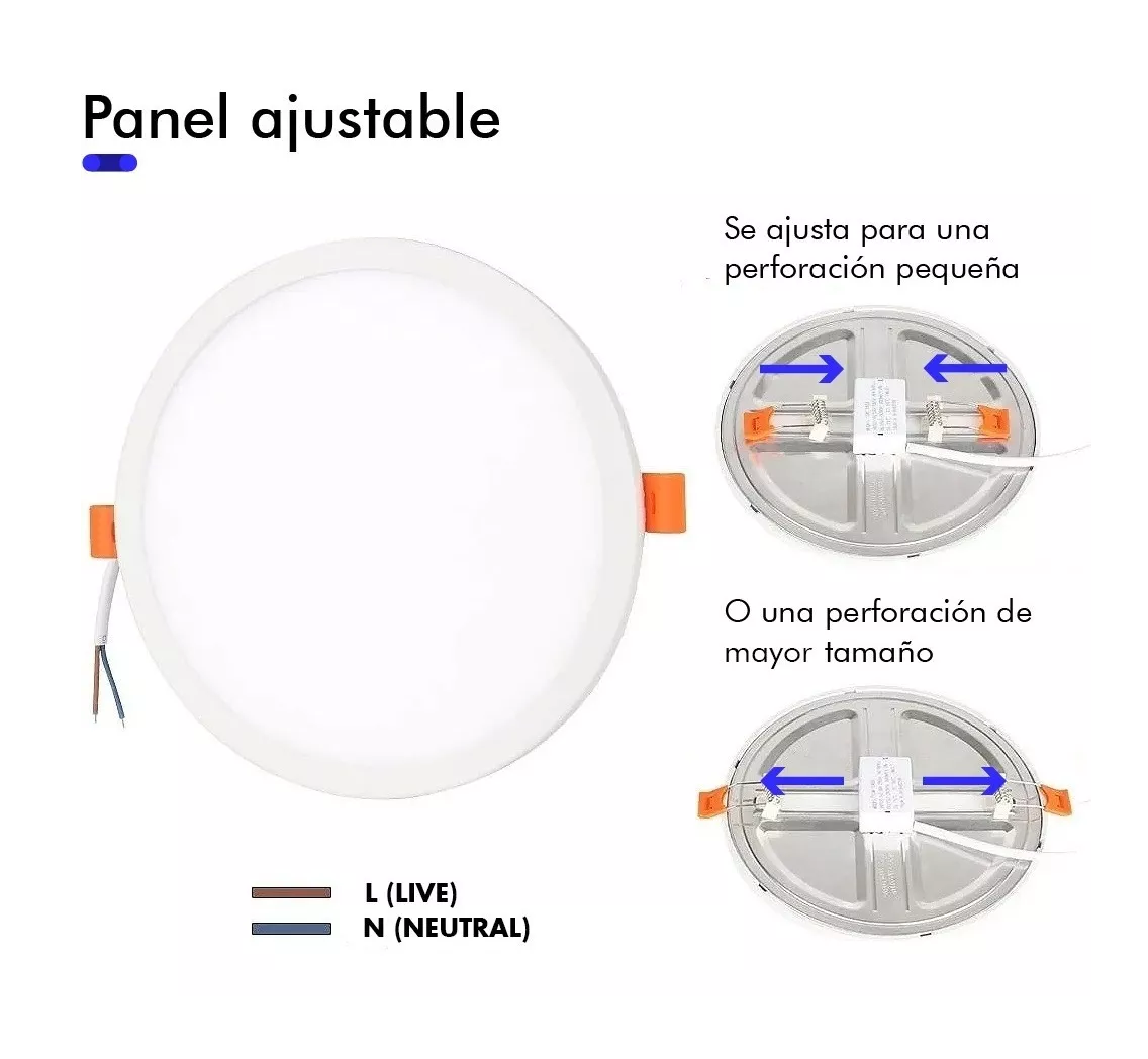 Foto 4 pulgar | Lámpara Spot Led 15w Belug Ajustable Luz Blanca 10 Piezas