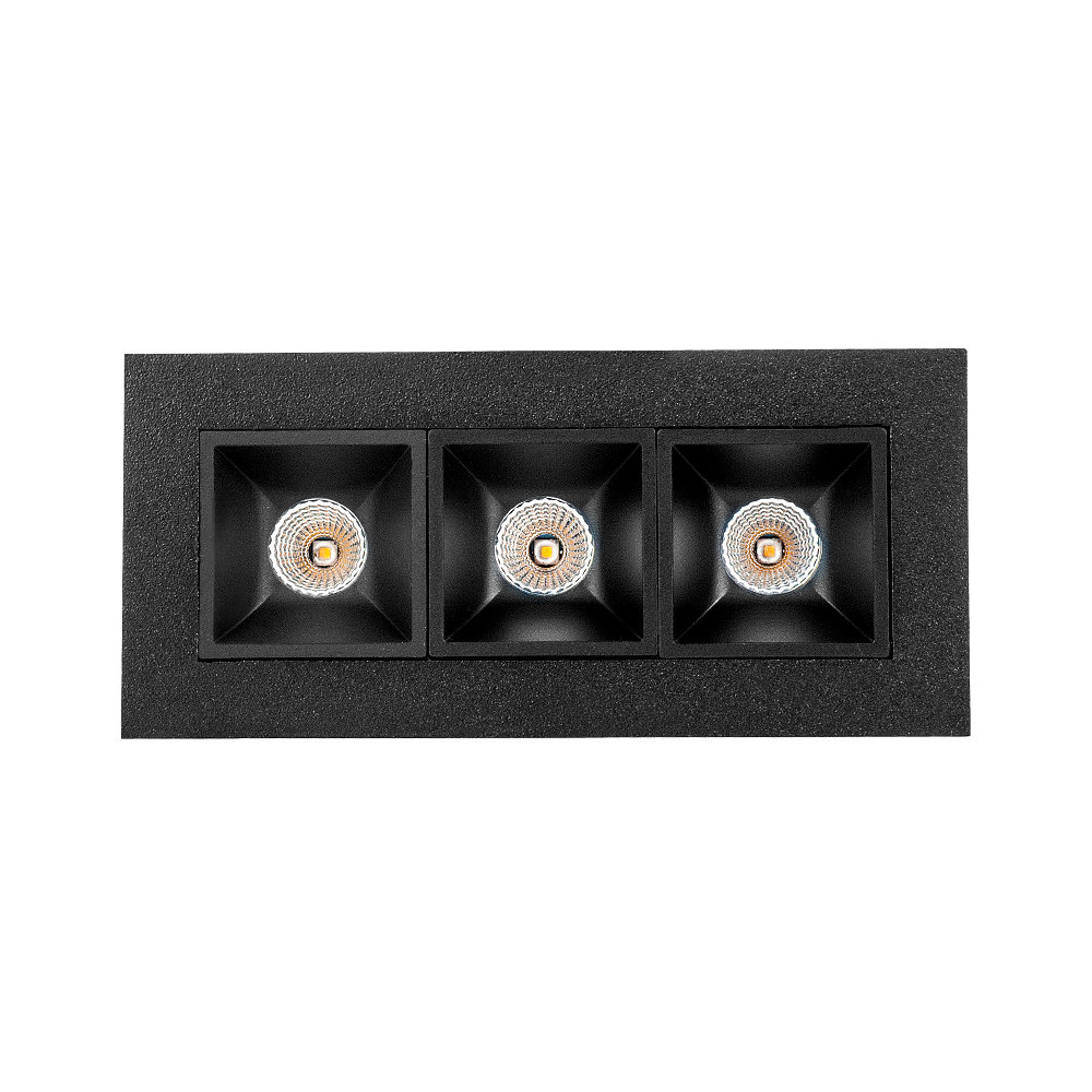 Foto 1 | Lámpara Empotrada en Techo Tecnolite color Negro 7w Luz Suave Cálida