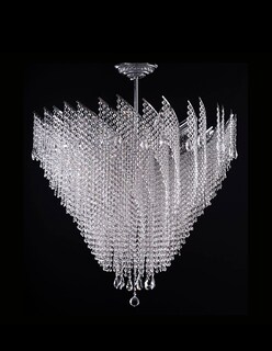 Foto 2 | Candil Colgante Gamalux Europa Florencia Cristal Hq K9 De 15 Luces
