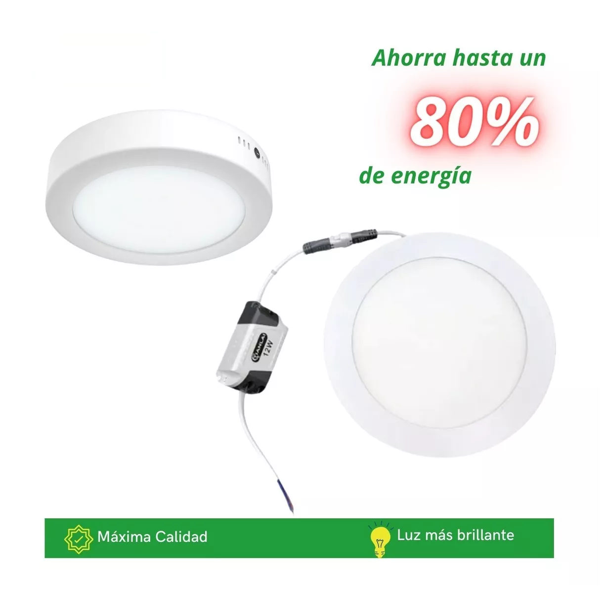 Foto 5 pulgar | Lampara Led Sobrepuesta Belug  18w color Blanco 10 Piezas