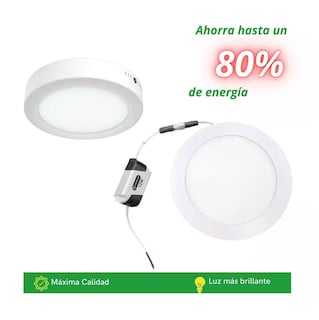 Foto 4 | Lampara Led Sobrepuesta Belug 18w color Blanco 10 Piezas