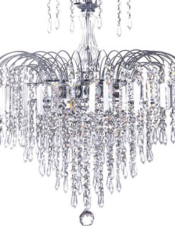 Foto 2 | Candil Colgante Gamalux Europa Milan Cristal Hq K9 De 6 Luces