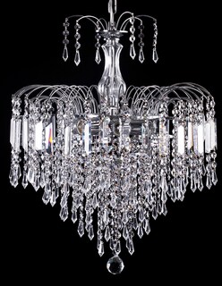 Foto 4 | Candil Colgante Gamalux Europa Milan Cristal Hq K9 De 6 Luces