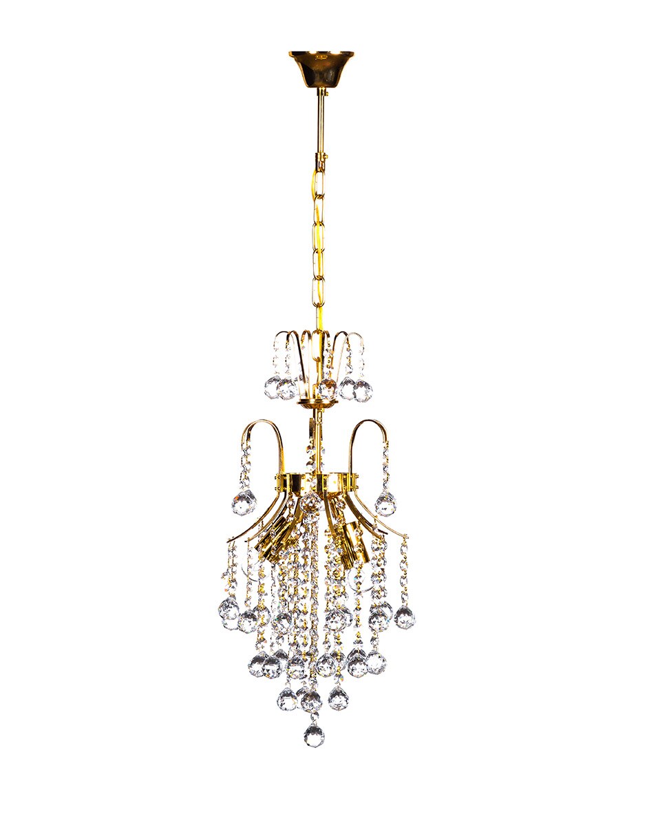 Candil Colgante Gamalux Europa Venecia Cristal Hq K9 De 2 Luces $2,970