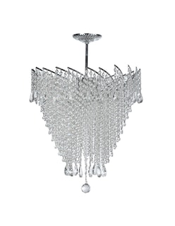Foto 1 | Candil Colgante Gamalux Europa Florencia Cristal Hq K9 De 6 Luces