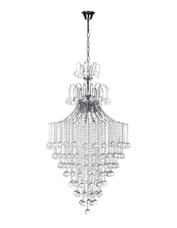 Foto 1 | Candil Gamalux PA-62-CH Plata Europa Venecia de 8 Luces
