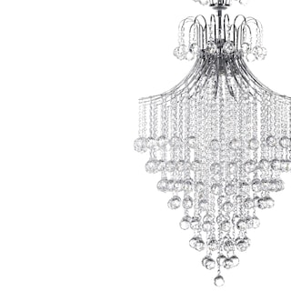 Foto 2 | Candil Gamalux PA-62-CH Plata Europa Venecia de 8 Luces