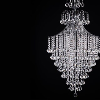 Foto 4 | Candil Gamalux PA-62-CH Plata Europa Venecia de 8 Luces