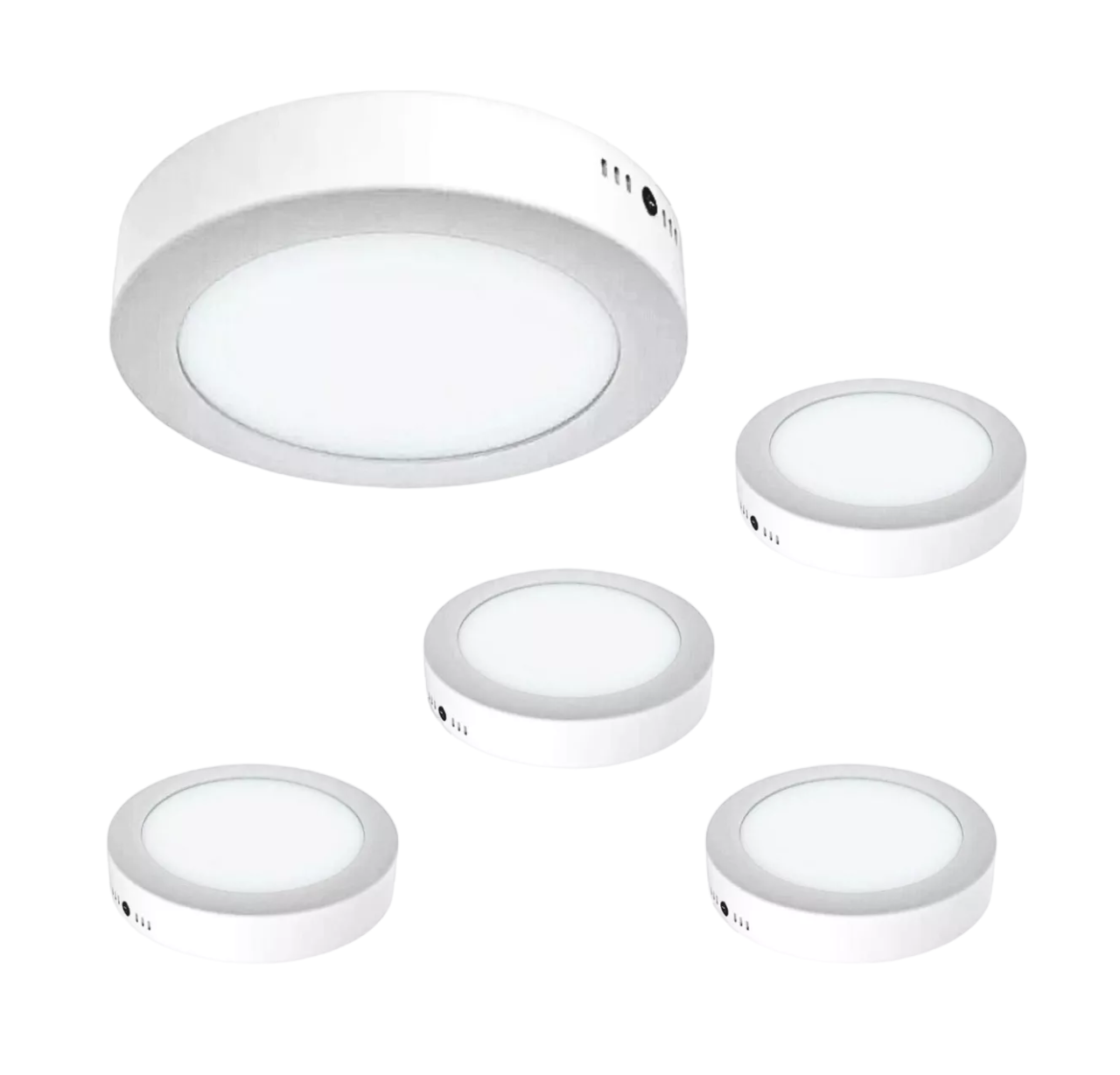 Foto 2 pulgar | Lámpara de Techo Sobreponer Belug Blanco LED 18W 5 PZAS