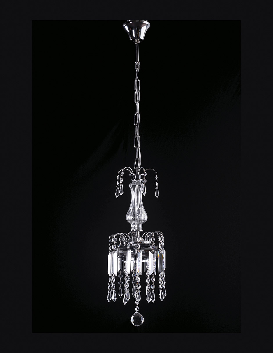 Foto 4 pulgar | Candil Gamalux L-20-CH Plata Europa Milán de 2 Luces