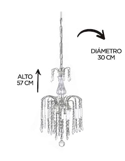 Foto 5 | Candil Gamalux Europa Milan De 3 Luces