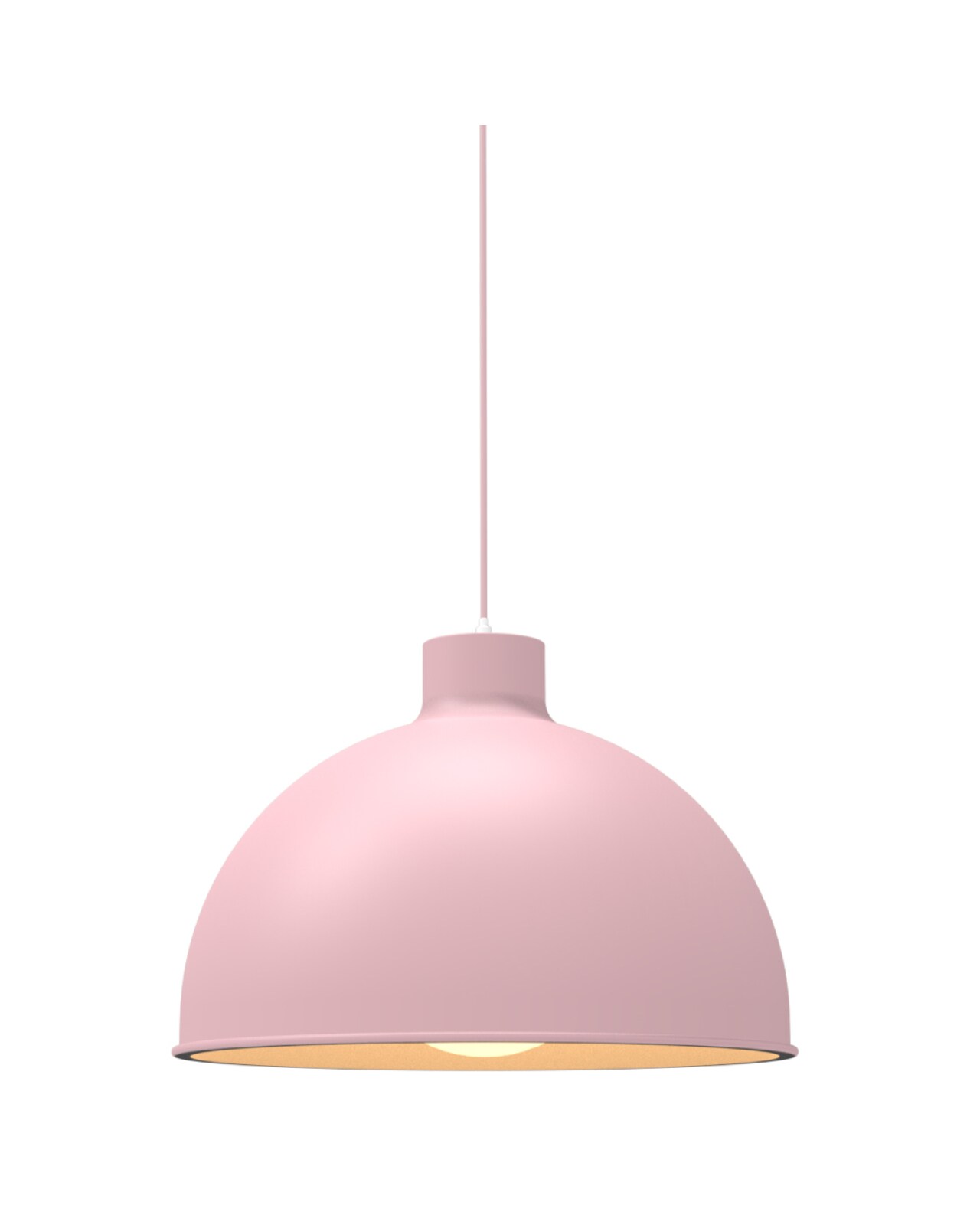 Lámpara Colgante Iliosinnova 117b color Rosa Semiesférica $2,672