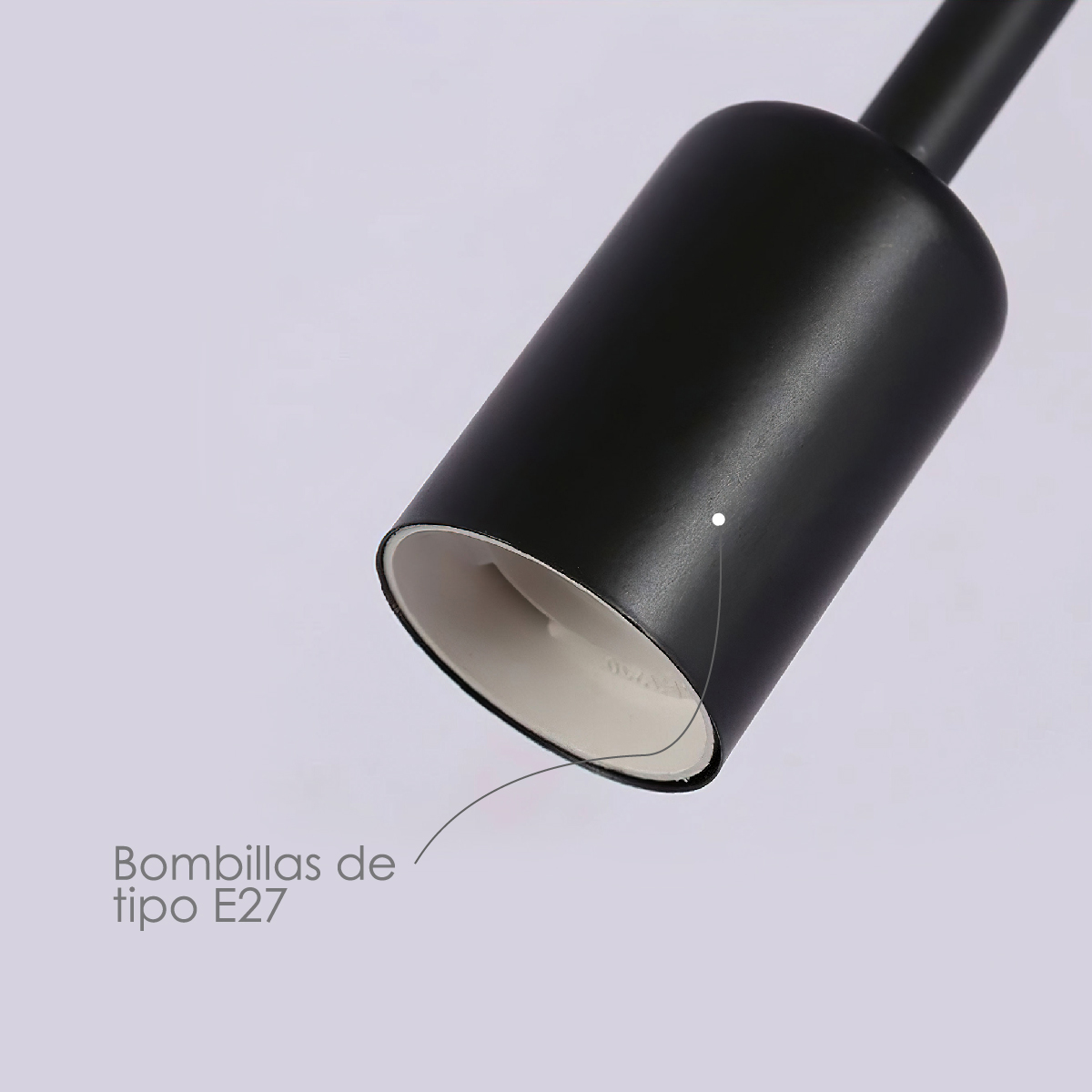 Foto 5 pulgar | Lámpara Colgante Ilios Innova 2246 8 Bn Negra