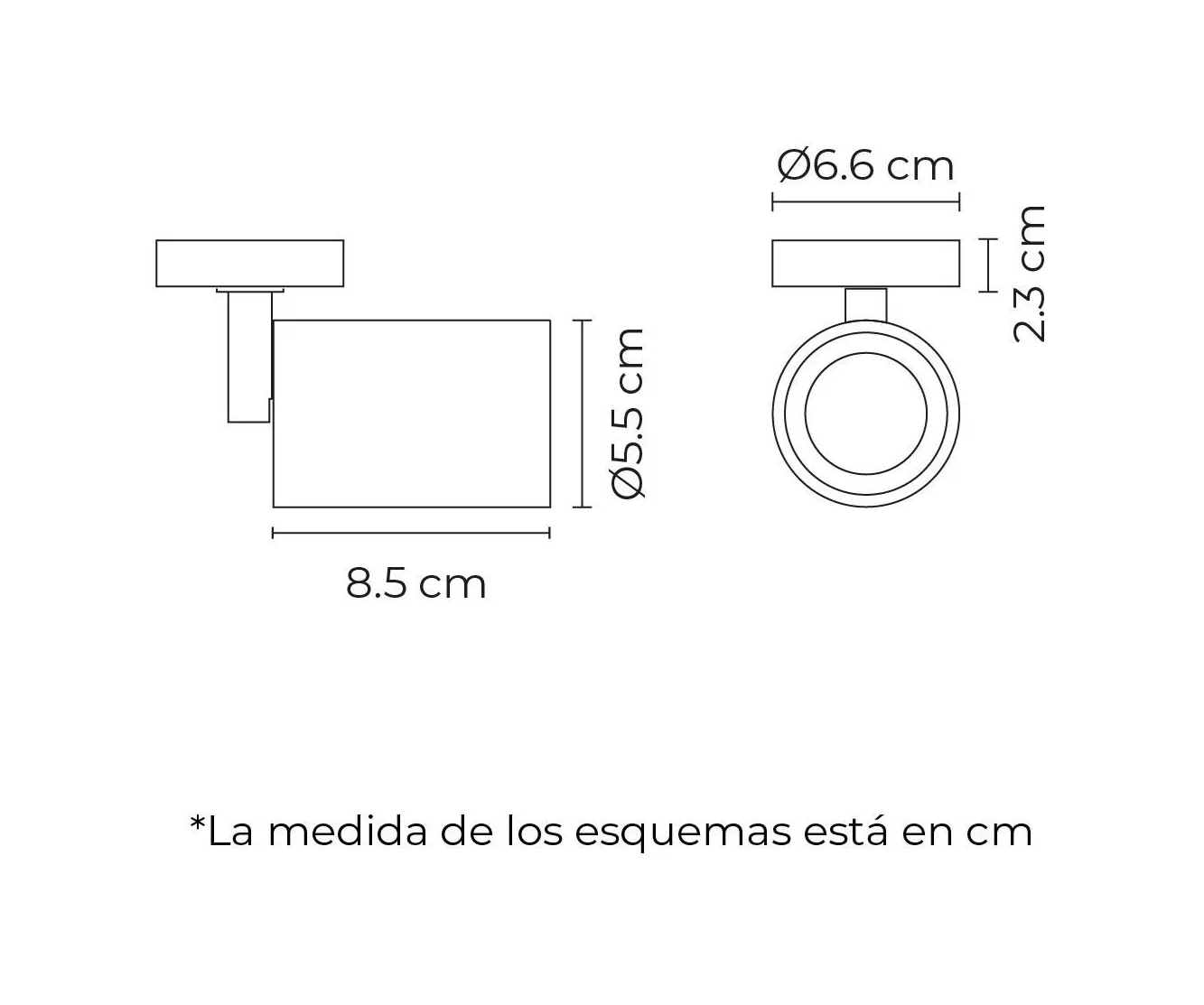 Foto 6 pulgar | Lámpara de Techo de Sobreponer en Plafón Negro