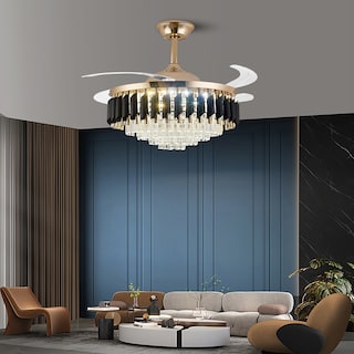 Foto 7 | Lámpara Ventilador de Techo Led Luxica Lighting Linz Dorado