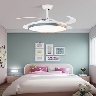 Foto 2 | Lámpara Ventilador de Techo Led Nature Luxica Lighting Negra
