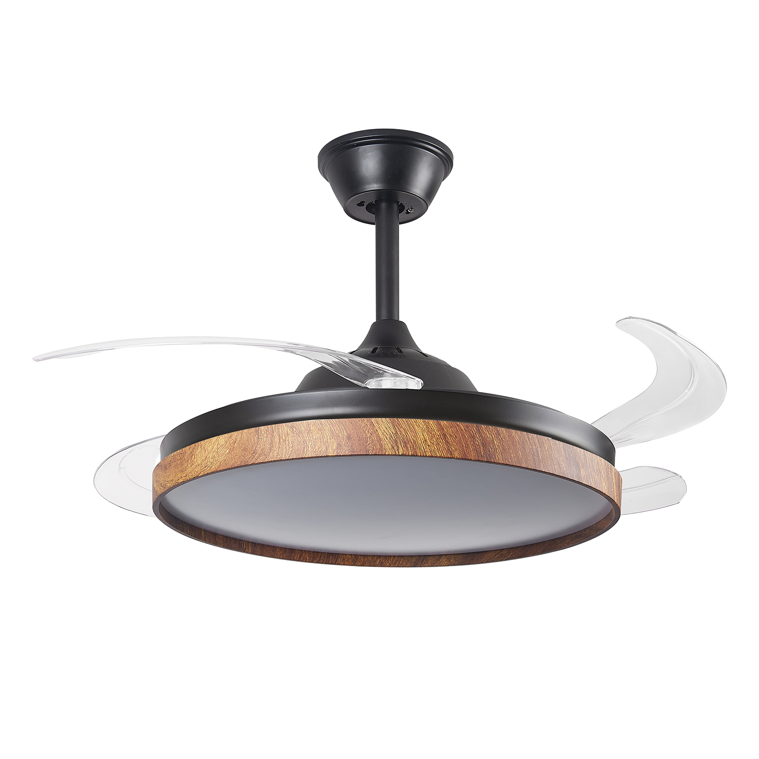Foto 4 pulgar | Lámpara Ventilador de Techo Led Nature Luxica Lighting Negra