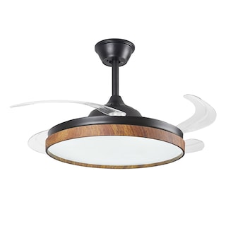 Foto 4 | Lámpara Ventilador de Techo Led Nature Luxica Lighting Negra
