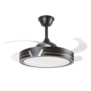Foto 4 | Lámpara Ventilador de Techo Led Luxica Lighting Vold Negro