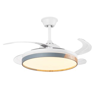 Foto 1 | Lámpara Ventilador de Techo Led Luxica Lighting Beko Blanco