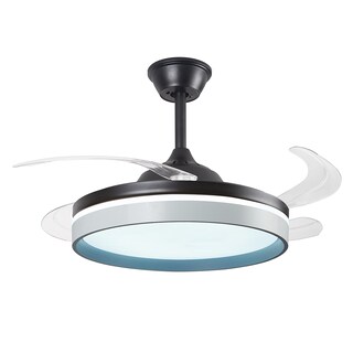 Foto 4 | Lámpara Ventilador de Techo Led Luxica Lighting Falcon Negro