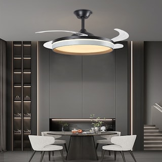 Foto 7 | Lámpara Ventilador de Techo Led Luxica Lighting Falcon Negro