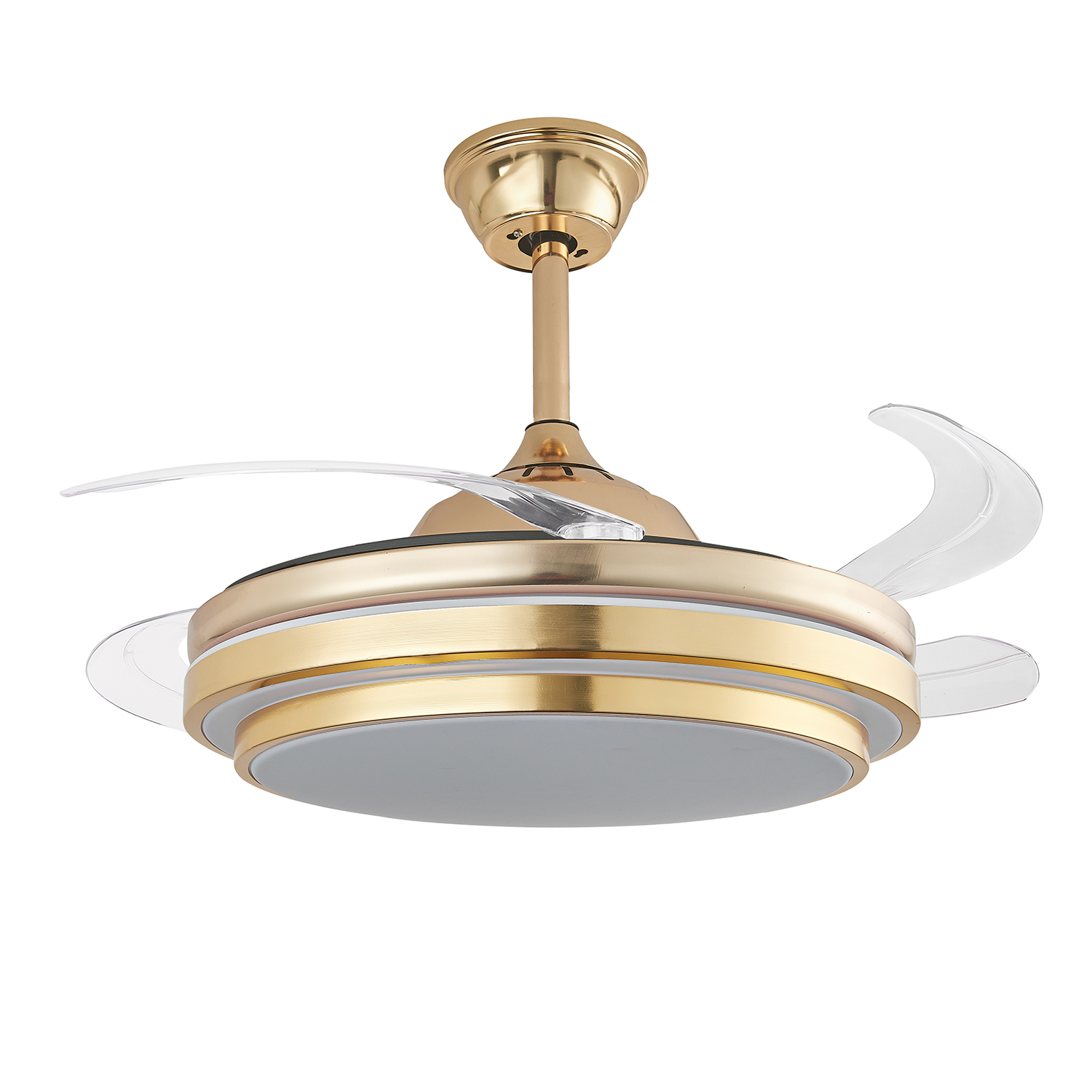 Foto 4 pulgar | Lámpara Ventilador de Techo Led  Luxica Lighting Genova Fg Dorado