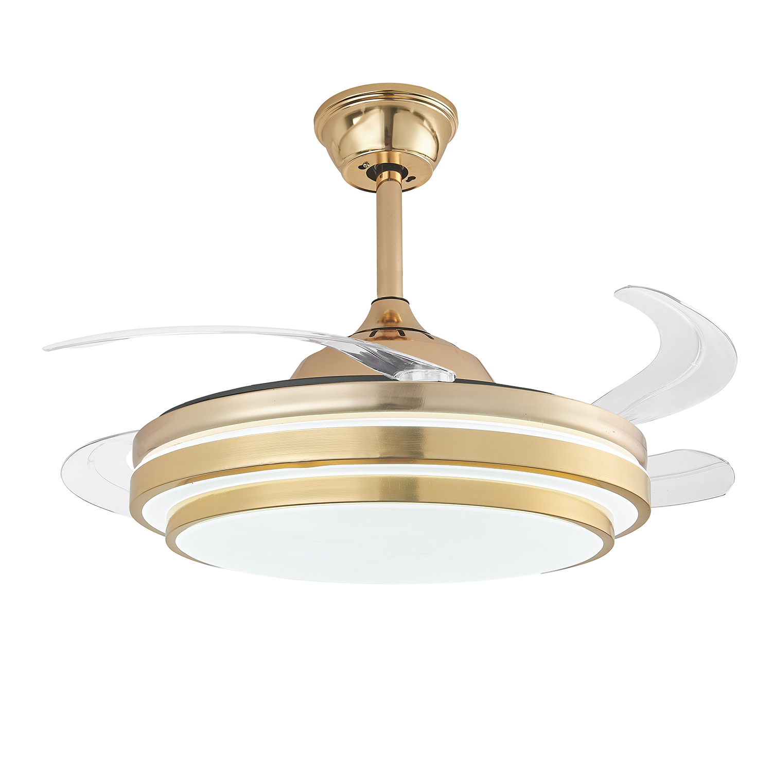 Foto 5 pulgar | Lámpara Ventilador de Techo Led  Luxica Lighting Genova Fg Dorado