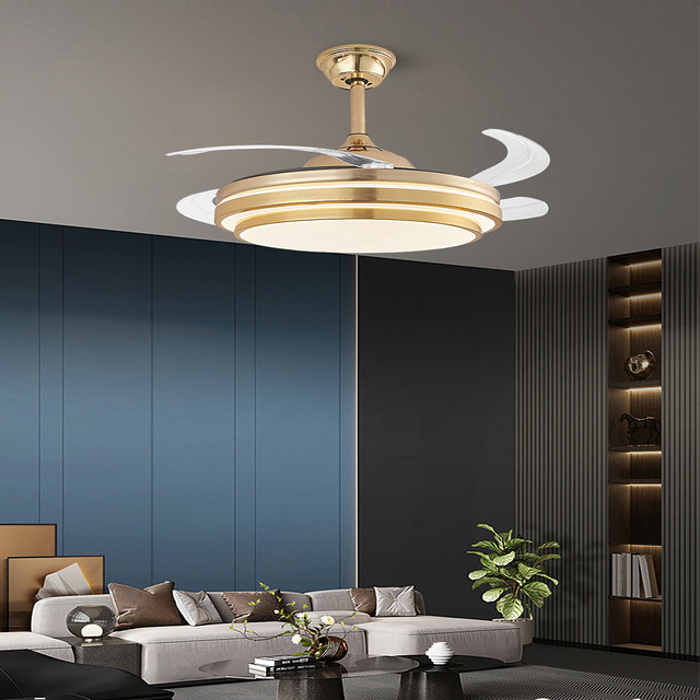 Foto 7 pulgar | Lámpara Ventilador de Techo Led  Luxica Lighting Genova Fg Dorado