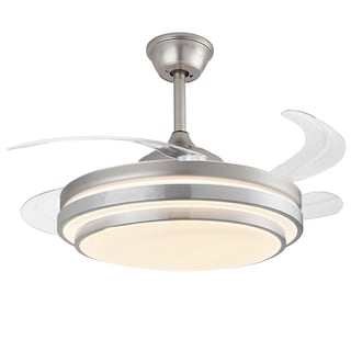 Foto 1 | Lámpara Ventilador de Techo Led Luxica Lighting Genova Fg Cromo
