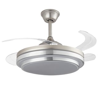 Foto 3 | Lámpara Ventilador de Techo Led Luxica Lighting Genova Fg Cromo