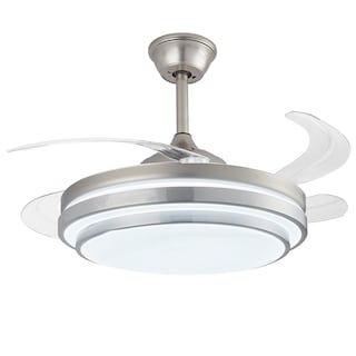 Foto 4 | Lámpara Ventilador de Techo Led Luxica Lighting Genova Fg Cromo