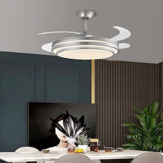 Foto 7 | Lámpara Ventilador de Techo Led Luxica Lighting Genova Fg Cromo