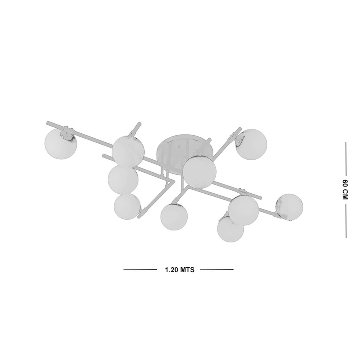 Foto 5 | Lámpara de Techo Luxia Lighting Dorada