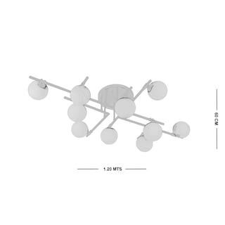 Foto 5 | Lámpara de Techo Luxia Lighting Dorada