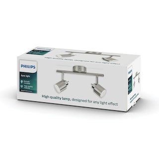 Foto 3 | Lámpara de Techo Spotlight Porta 2XGU-10 Philips Silver - Venta Internacional