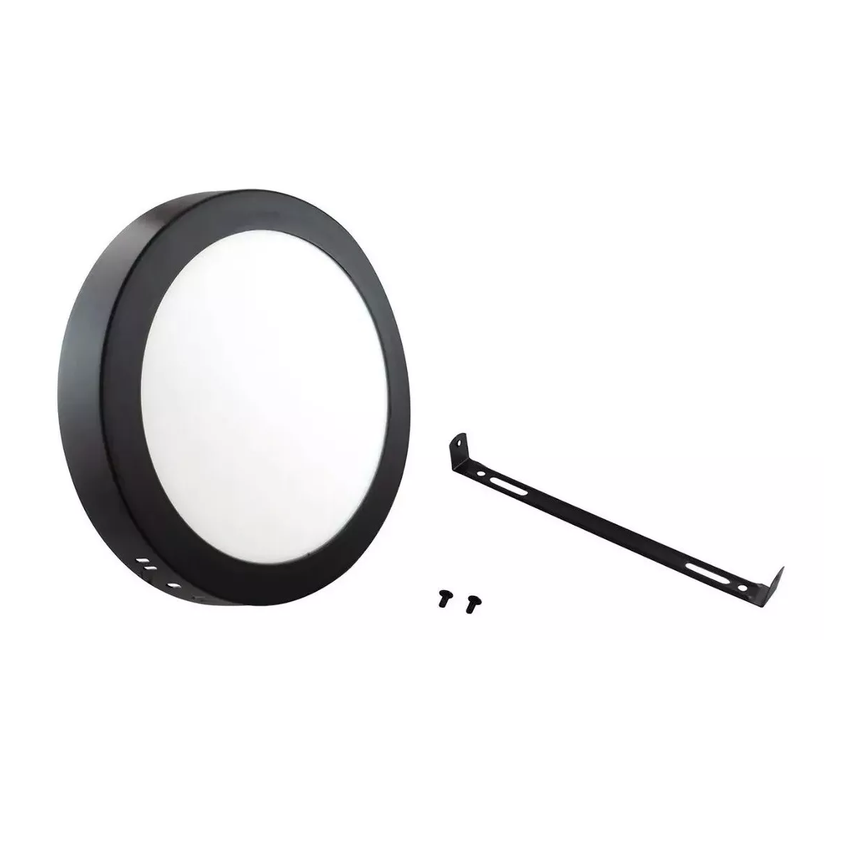Foto 5 pulgar | Lámpara Sobreponer Panel Led 12w Luz Blanca Fría 6500°k color Negro