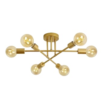 Foto 1 | Lámpara de Techo Colgante Belug Decorativa 6 Luces