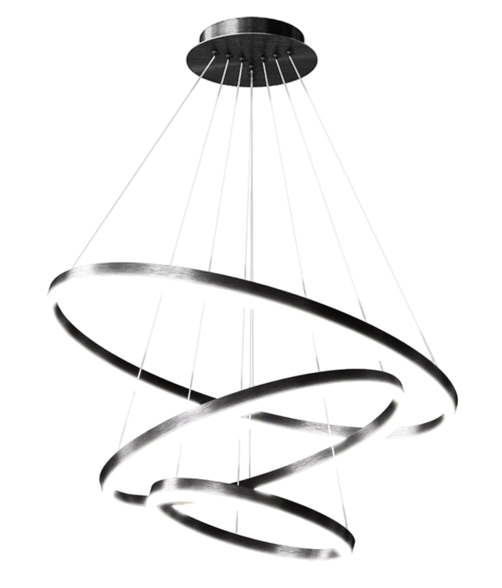 Lámpara de Techo LED Ajustable de 3 Anillos Decorativos $1,419