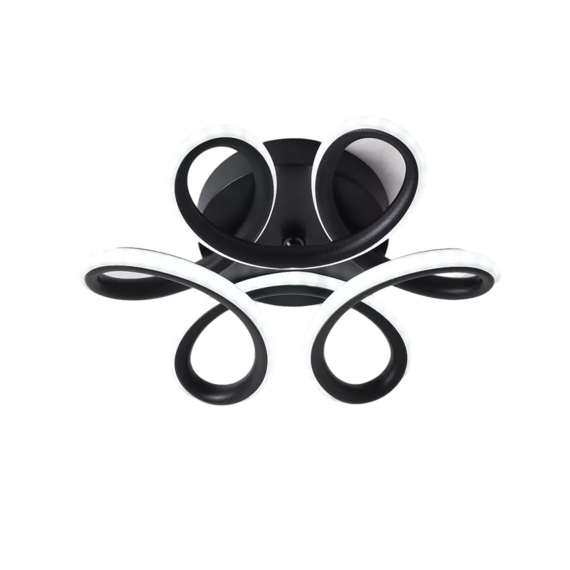 Lámpara De Techo Led Decorativas Para Iluminar El Salón Negro $769