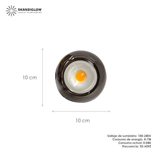 Foto 3 | Lampara Colgante Esferica Techo Decorativa Ajustable Minimalista