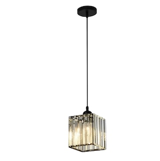 Foto 1 | Lámpara Colgante Lámpara De Techo Moderna Decorativa Cuadrado Negro