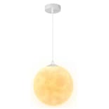 Lámpara Colgante De Techo De Luna Ajustable Eo Safe Imports Esi-15571 Blanca
