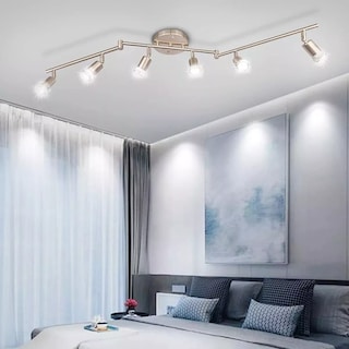 Foto 4 | Iluminación De Riel Led De 6 Luces Eo Safe Imports Esi-155564 Plata