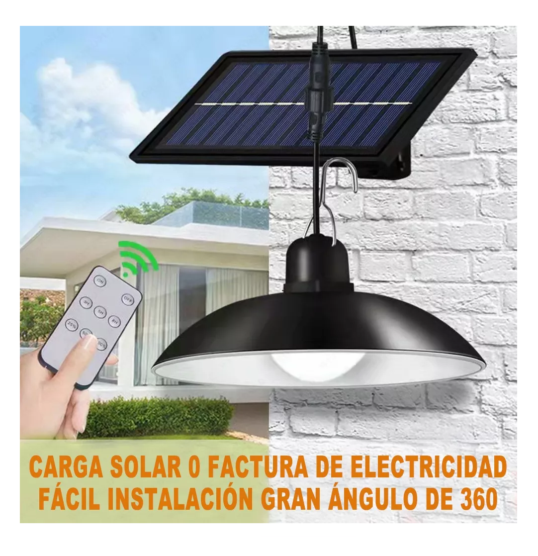 Foto 3 pulgar | Lámpara Solar Interior/Exterior Impermeable