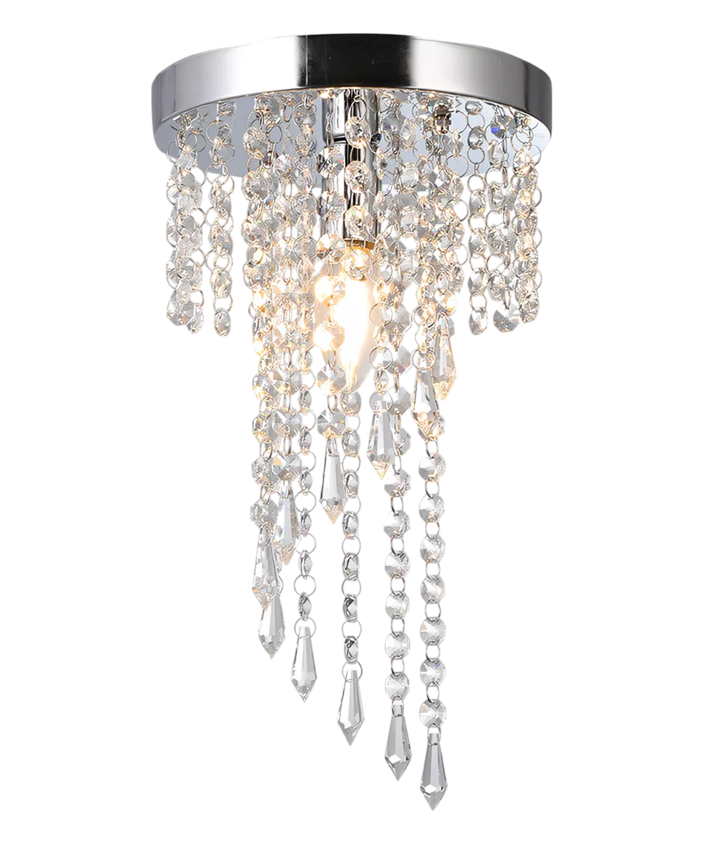 Foto 2 pulgar | Lámpara de Techo Colgante Led Moderna Decorativa de Cristal