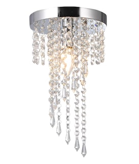 Foto 1 | Lámpara de Techo Colgante Led Moderna Decorativa de Cristal