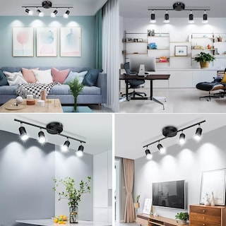 Foto 4 | Lámpara Plafón Led de Techo Eo Safe Imports Esi-16913 Negro