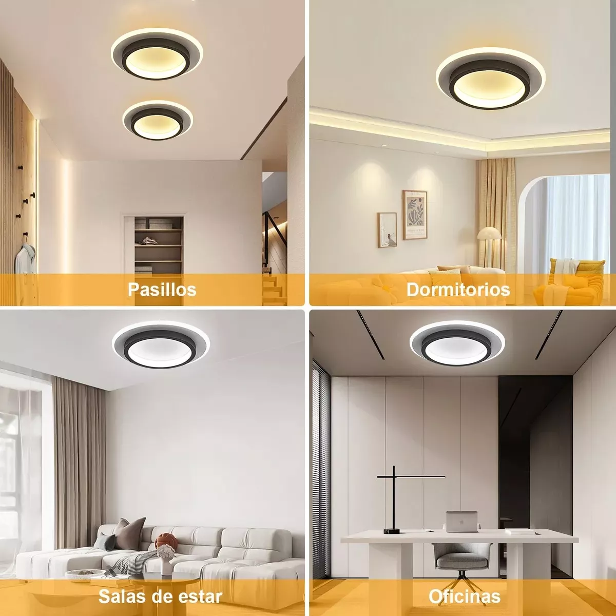 Foto 4 | Lámpara de Techo Eo Safe Imports Esi-16916 Gris